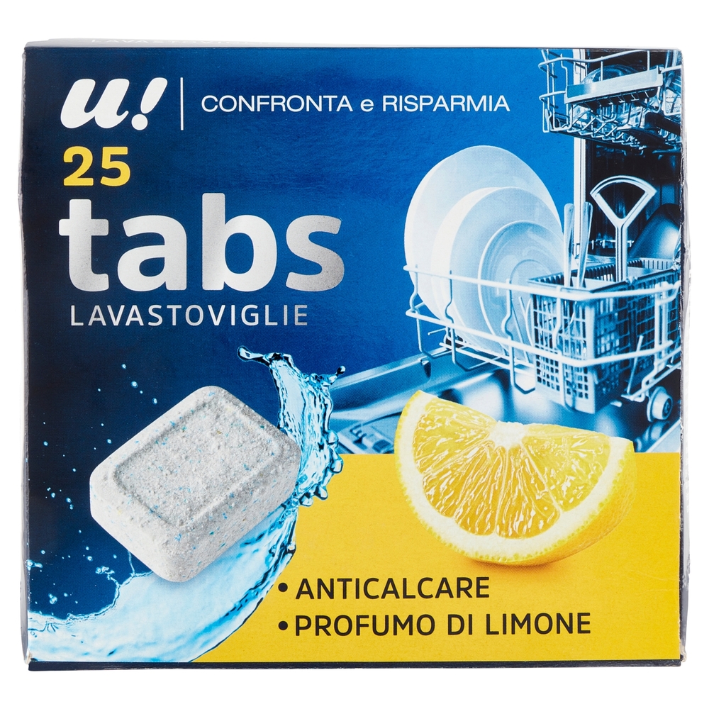 25 Tabs Lavastoviglie U! Confronta e Risparmia